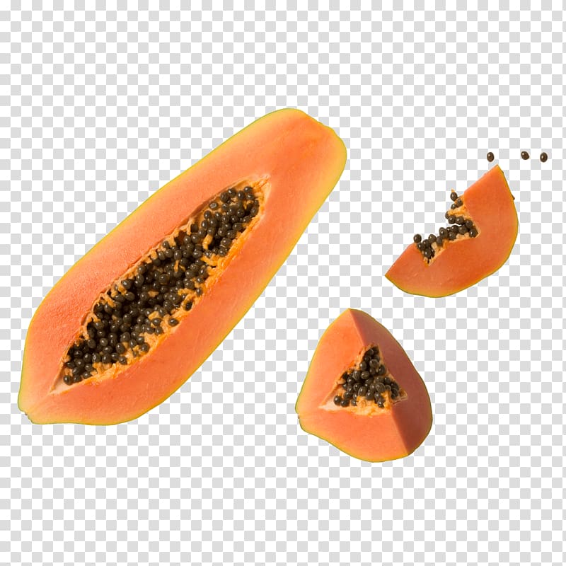 Papaya Auglis, Orange papaya transparent background PNG clipart