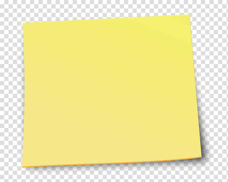 yellow sticky note illustration, Post-it note Paper Adhesive tape 3M, Sticky note transparent background PNG clipart