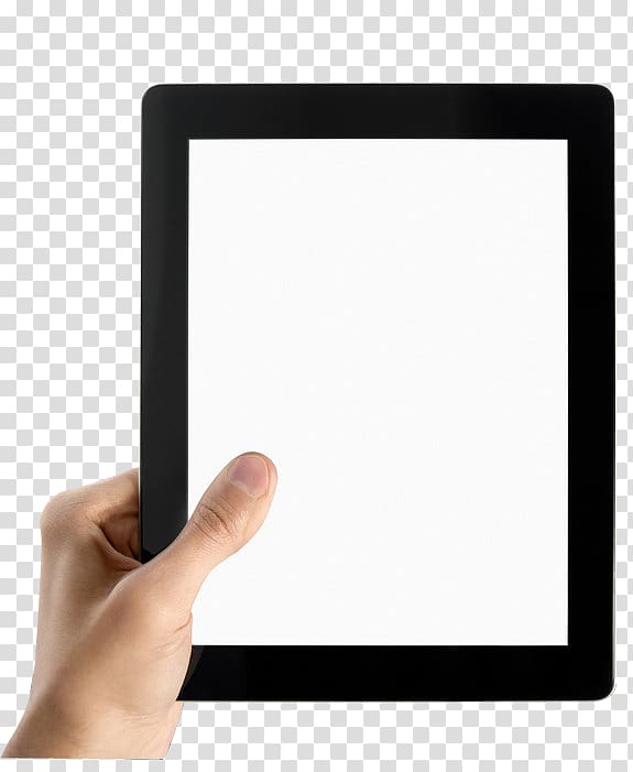 Microsoft Tablet PC iPad Computer, Holding a tablet transparent background PNG clipart