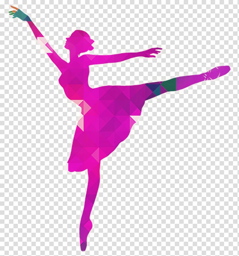 ballerina , Ballet Dancer Silhouette, Colorful hand-painted dancers transparent background PNG clipart