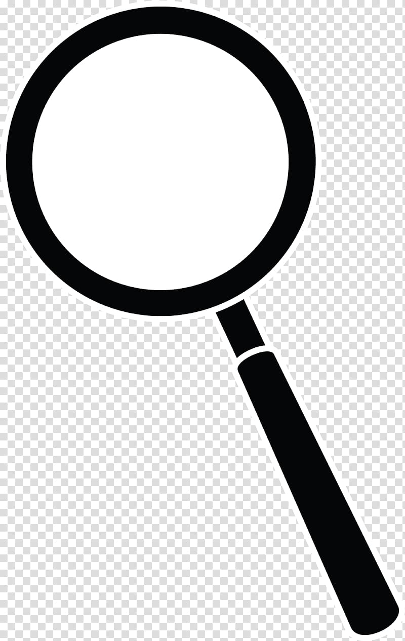 Magnifying Glass Fingerprint  Great PowerPoint ClipArt for