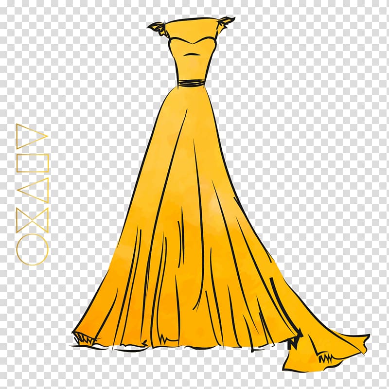 Dress Gown Prom Skirt Suit, floating triangle transparent background PNG clipart