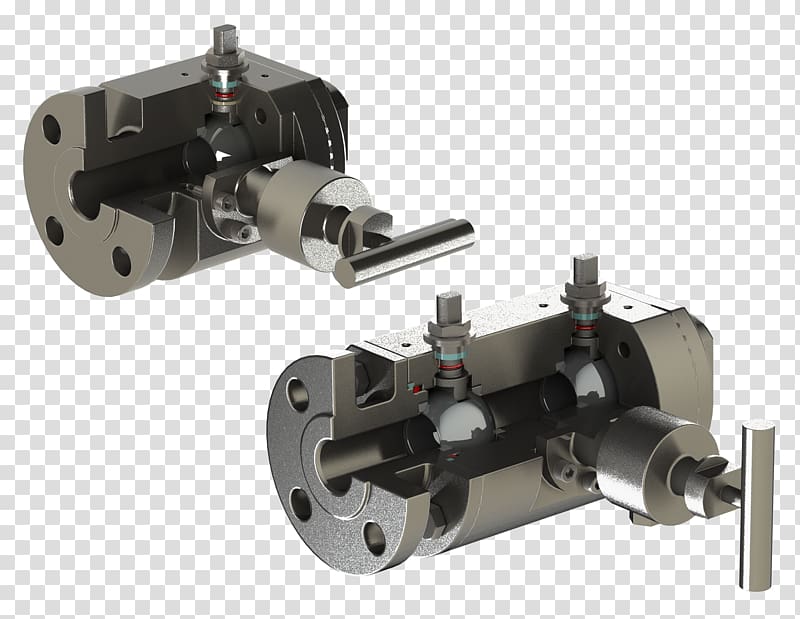 Sesto Valves Block and bleed manifold Viton FKM, OMB Valves Italy transparent background PNG clipart