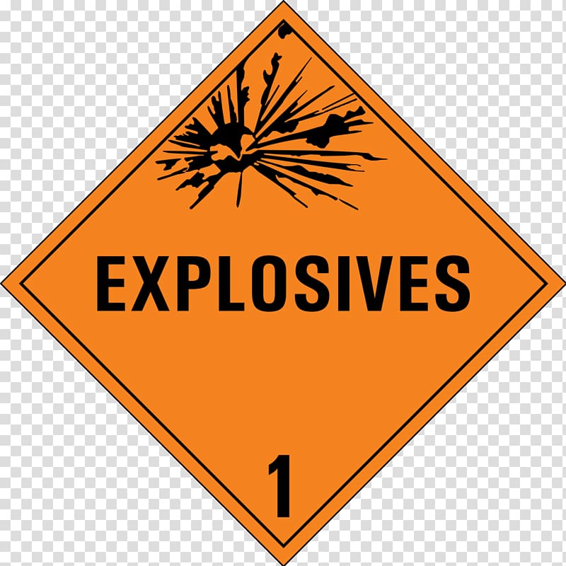 Explosive material Explosion Dangerous goods Label Combustibility and flammability, dangerous goods transparent background PNG clipart