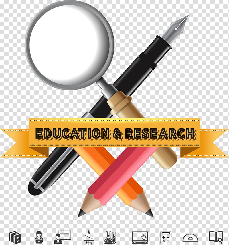 Fountain pen Magnifying glass, pen and magnifying glass transparent background PNG clipart