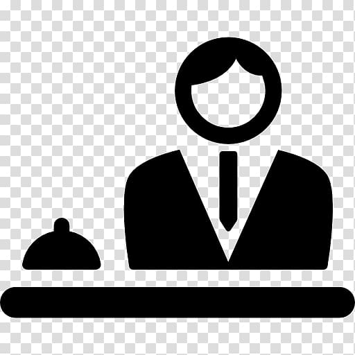 hotel front desk clipart