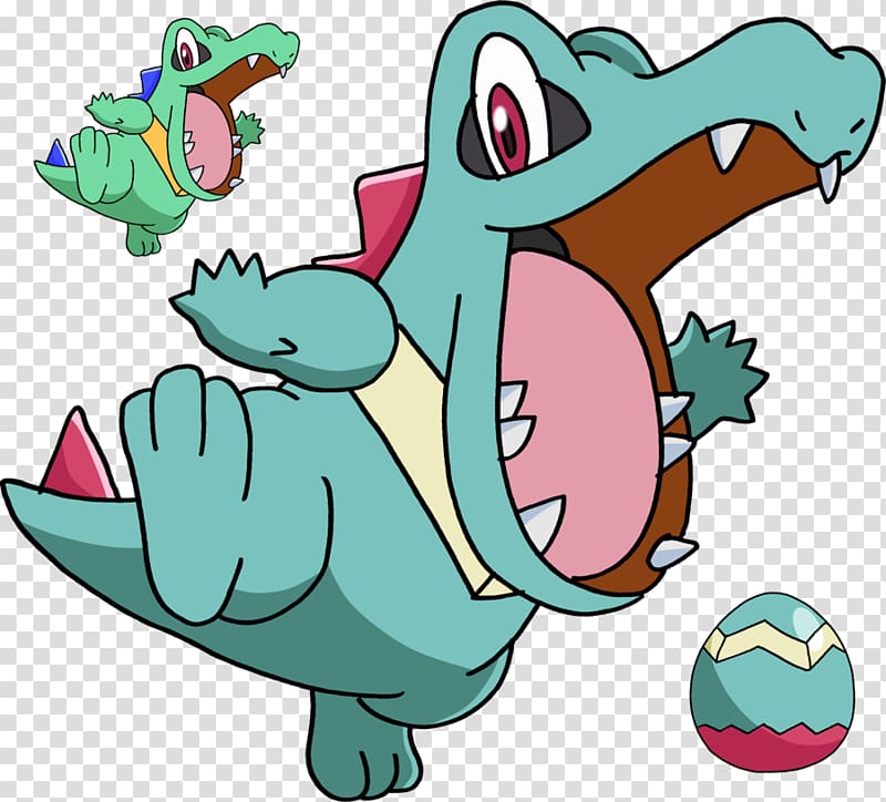 Totodile Pokémon GO Chikorita Cyndaquil, others transparent background PNG clipart