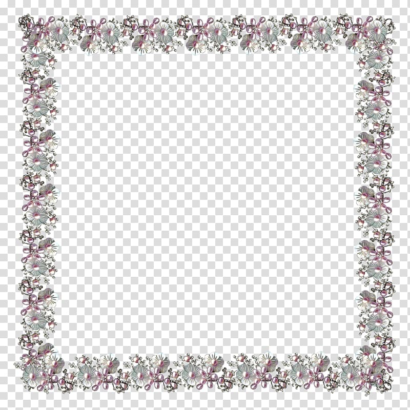 Frames Pearl, Lace Boarder transparent background PNG clipart
