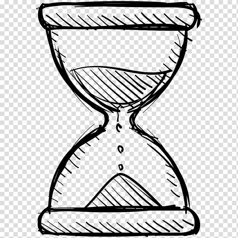 Hourglass Drawing Computer Icons Clock, hourglass transparent background PNG clipart