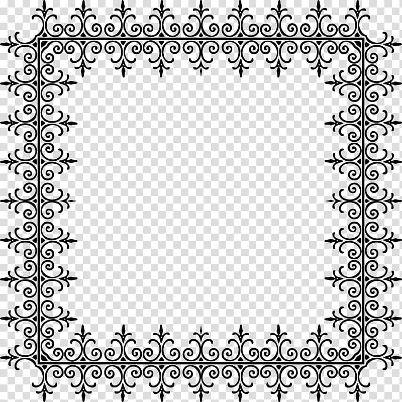 Embroidery Frames Tapestry Pattern, small fresh borders decorative map transparent background PNG clipart