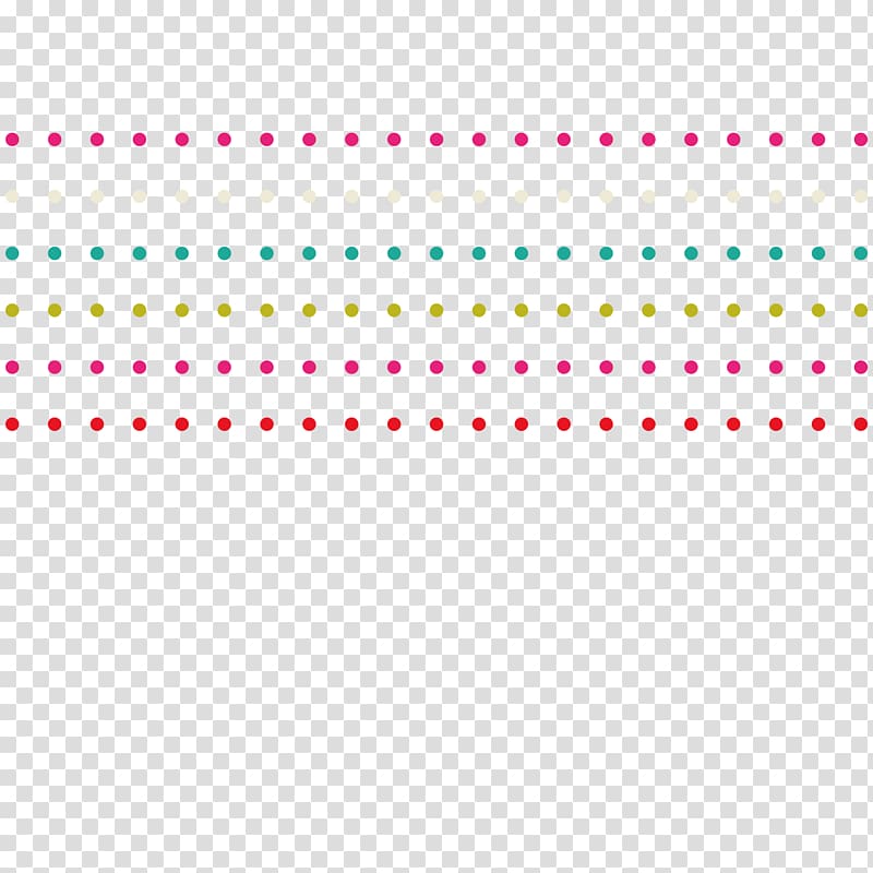 red, white, and green lined dot , Area Angle Pattern, colored dots dividing line transparent background PNG clipart