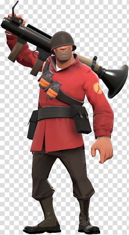Team Fortress 2 Soldier Rocket jumping Minecraft Valve Corporation, Soldier transparent background PNG clipart