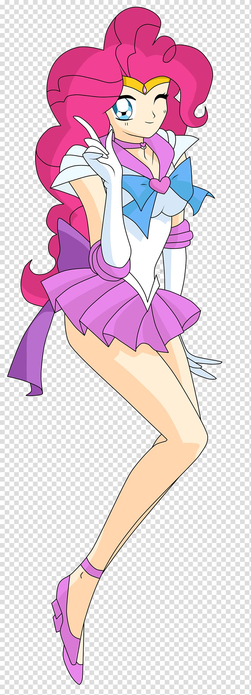 Pinkie Pie Goku Anime Cartoon, sailor transparent background PNG clipart