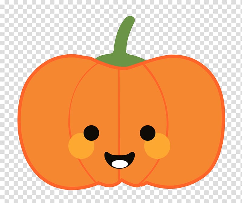 Pumpkin Calabaza Cartoon Vegetable, Cartoon smiley pumpkin transparent background PNG clipart