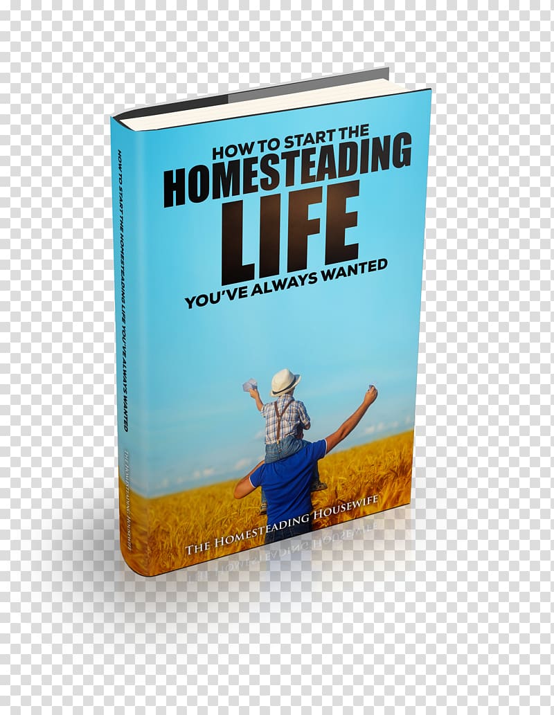 Book cover Homesteading , book transparent background PNG clipart