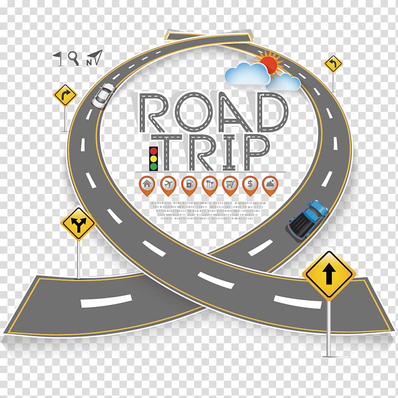 Traffic sign Road, Creative pattern road transparent background PNG clipart