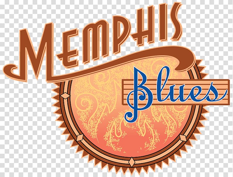 Memphis Blues Barbeque House Barbecue Logo, memphis transparent background PNG clipart