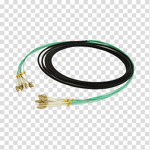 Optical fiber cable Coaxial cable Patch cable Fiber cable termination, optical fiber transparent background PNG clipart