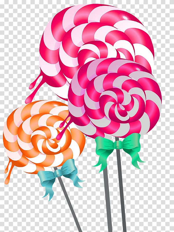 Lollipop Candy Chupa Chups , Creative pink rainbow lollipop transparent background PNG clipart