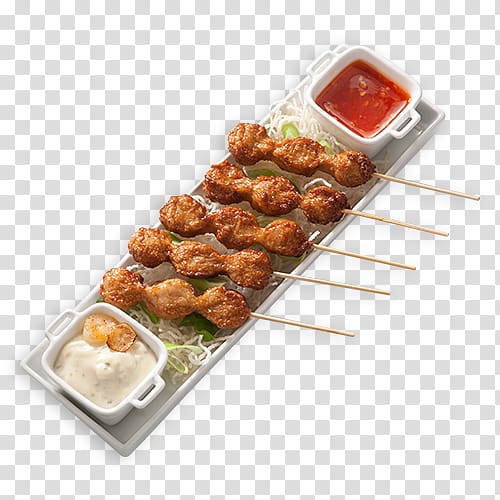 Satay Yakitori Kebab Shashlik Meatball, chiken kebab transparent background PNG clipart