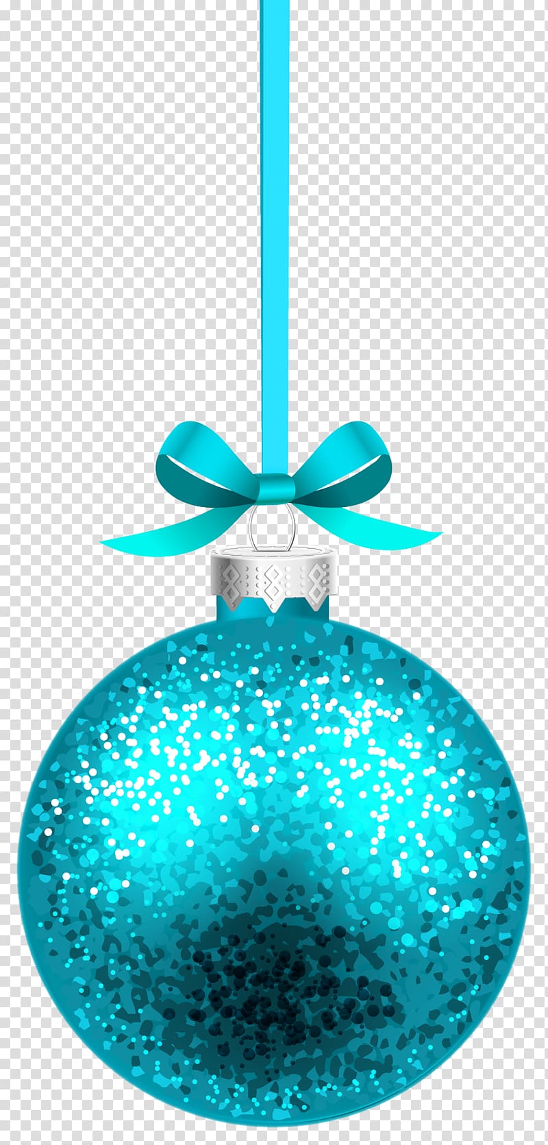teal bauble illustration, Christmas ornament , Blue Christmas Hanging Ball transparent background PNG clipart