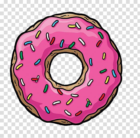 Donut transparent background PNG clipart