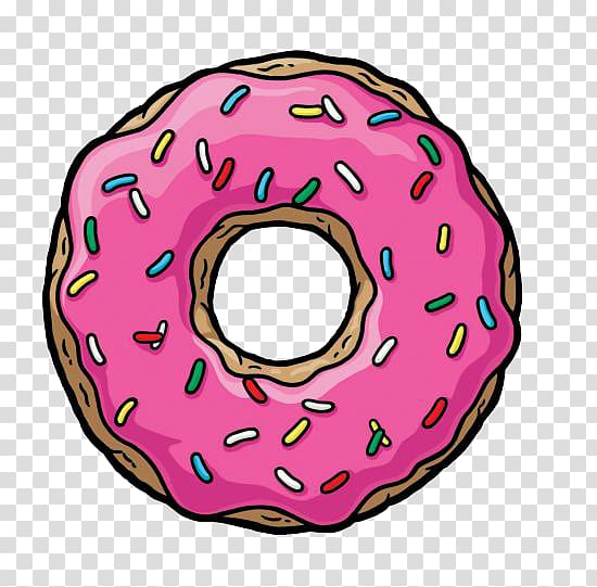 donut , The Simpsons: Tapped Out Doughnut Homer Simpson Bart Simpson Krusty the Clown, Donut transparent background PNG clipart