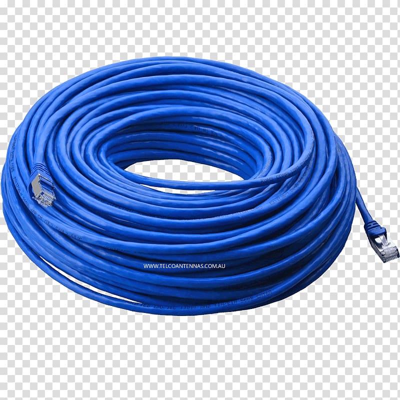 Network Cables Category 6 cable Twisted pair Category 5 cable Ethernet, blue wifi transparent background PNG clipart
