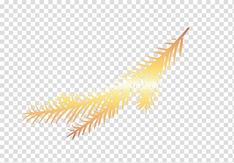 Feather Gradient Euclidean , Golden feather material transparent background PNG clipart