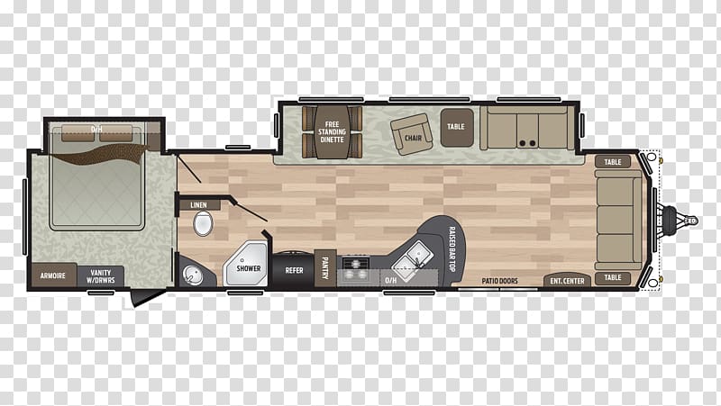 Floor plan Park model Caravan Campervans, building transparent background PNG clipart