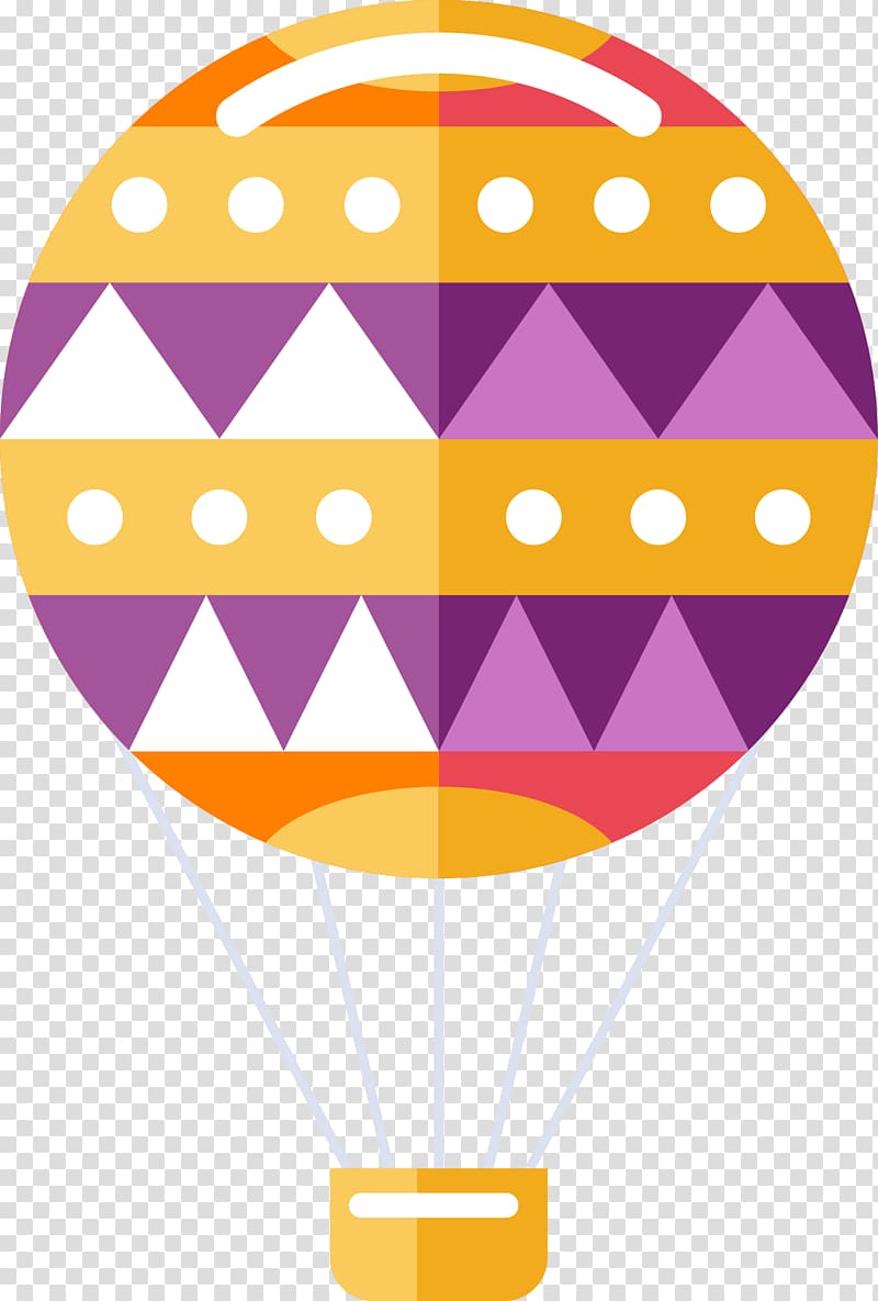 Flight Hot air balloon Euclidean , Creative Circus transparent background PNG clipart