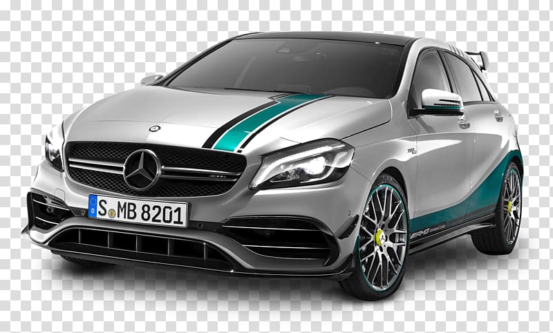 Mercedes AMG Petronas F1 Team 2015 FIA Formula One World Championship Mercedes-Benz A-Class Affalterbach, Mercedes AMG A45 Champions Car transparent background PNG clipart