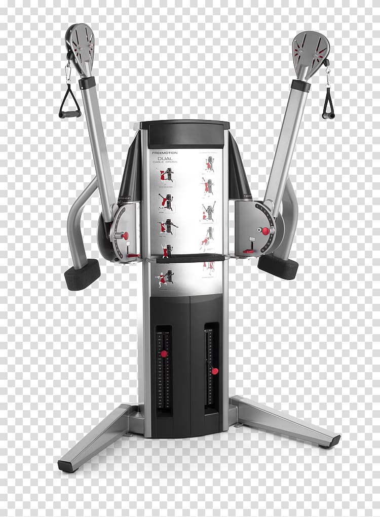 Cable machine Fitness Centre Weight machine Functional training Elliptical Trainers, cross product transparent background PNG clipart