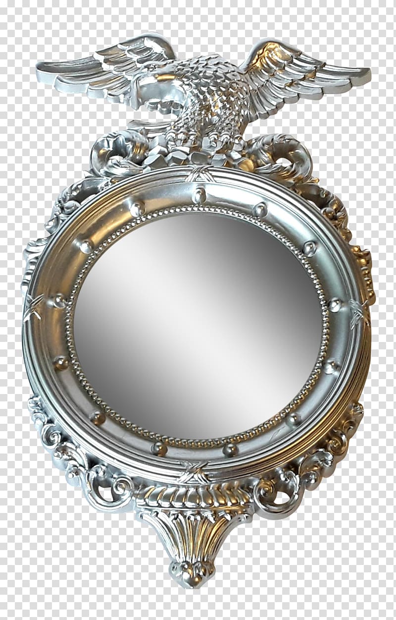 Curved mirror Silver Konvexspiegel Ispilu ganbil, mirror transparent background PNG clipart