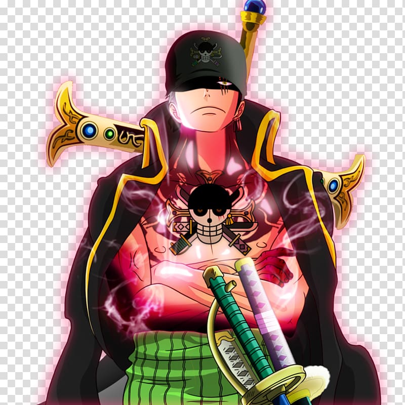 Work of art Graphic design Roronoa Zoro, Trafalgar D. Water Law transparent background PNG clipart