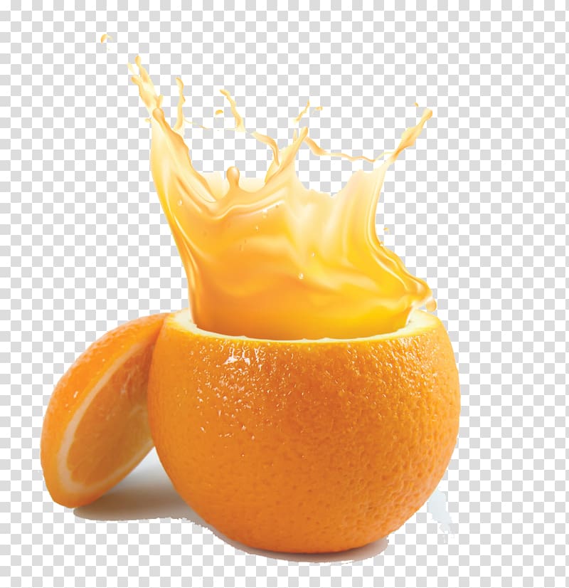 delicious freshly squeezed orange juice transparent background PNG clipart