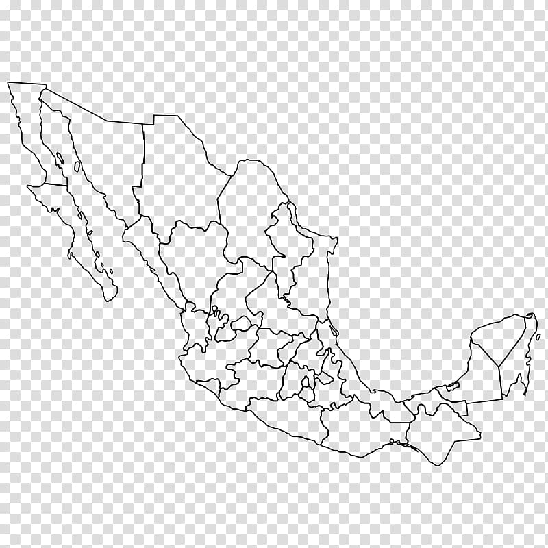 Mexico–United States border Blank map Administrative divisions of Mexico, united states transparent background PNG clipart