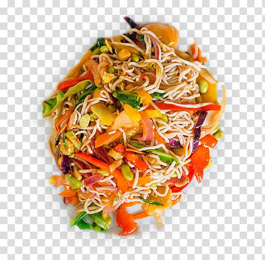 Chinese noodles Vegetarian cuisine Fried noodles Chow mein Thai cuisine, noodles transparent background PNG clipart
