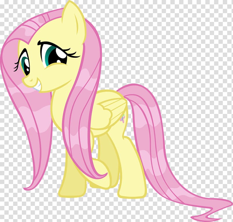 Fluttershy Pony Rainbow Dash Pinkie Pie Applejack, My little pony transparent background PNG clipart