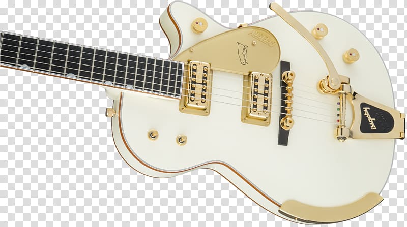 Electric guitar Gretsch TV Jones Bigsby vibrato tailpiece, electric guitar transparent background PNG clipart