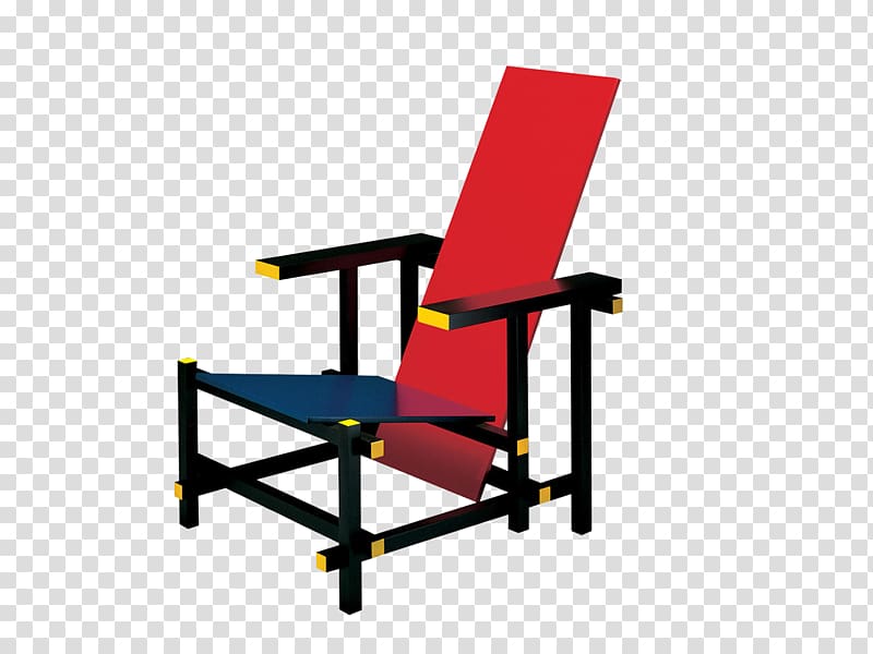 Red and Blue Chair Bauhaus De Stijl Wassily Chair, chair transparent background PNG clipart