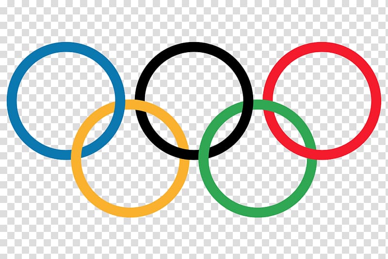 Olympic rings transparent background PNG clipart