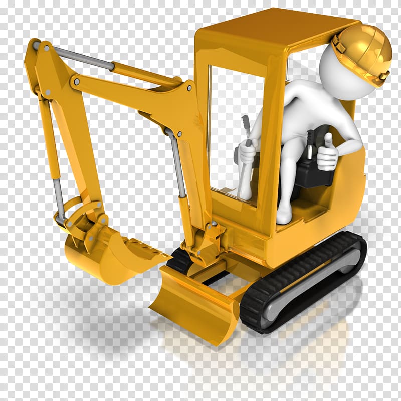 Caterpillar Inc. Backhoe loader Machine Excavator, excavator transparent background PNG clipart