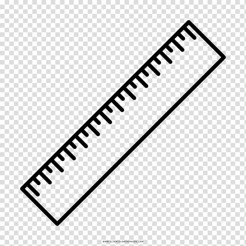 Coloring book Ruler Drawing, ruler transparent background PNG clipart