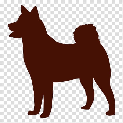 Puppy German Shepherd Silhouette, husky silhouette transparent background PNG clipart