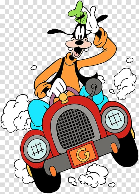 Goofy Mickey Mouse Donald Duck Car , mickey mouse transparent background PNG clipart