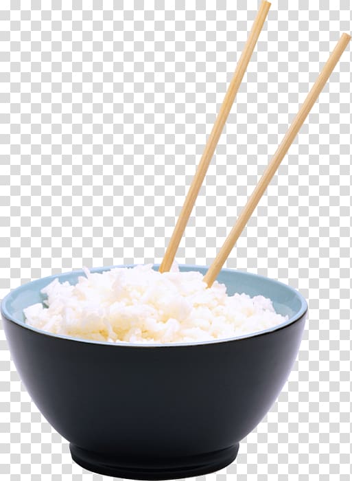 Cooked rice Asian cuisine Bowl, Rice transparent background PNG clipart