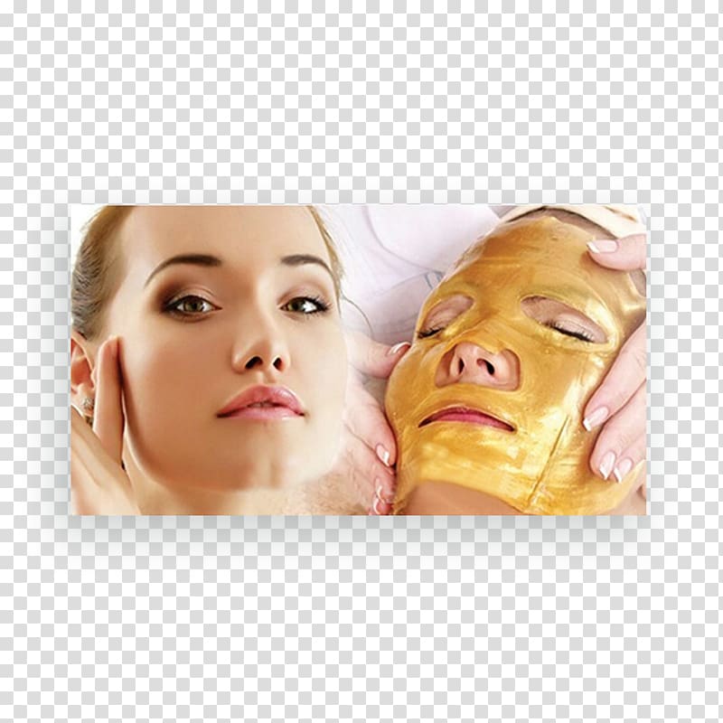 Facial Mask Face Collagen Skin, mask transparent background PNG clipart