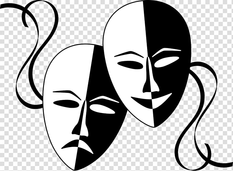 Theatre Drama Mask , masquerade transparent background PNG clipart
