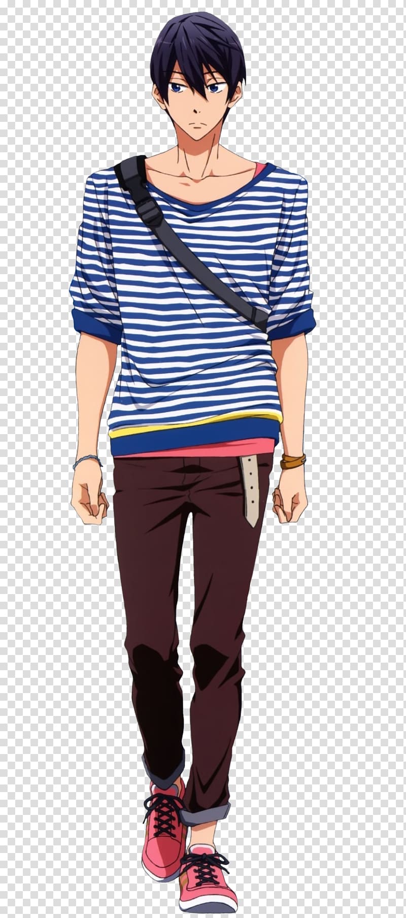 Haruka Nanase Clothing Anime Casual attire, Anime transparent background PNG clipart